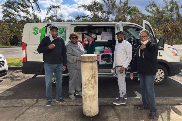 Local POD Picking Up Goods For Distribution